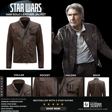 solo jacket replica|Amazon.com: Hans Solo Jacket.